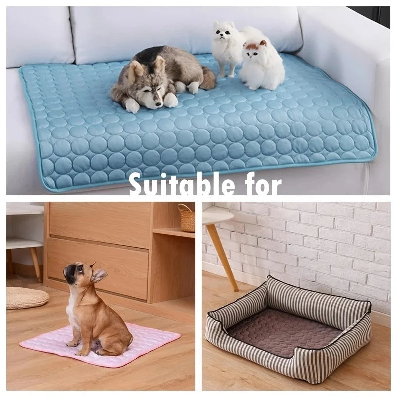 Dog Cooling Mat for Small & Large Dogs and Cats/ Self Cooling Bed