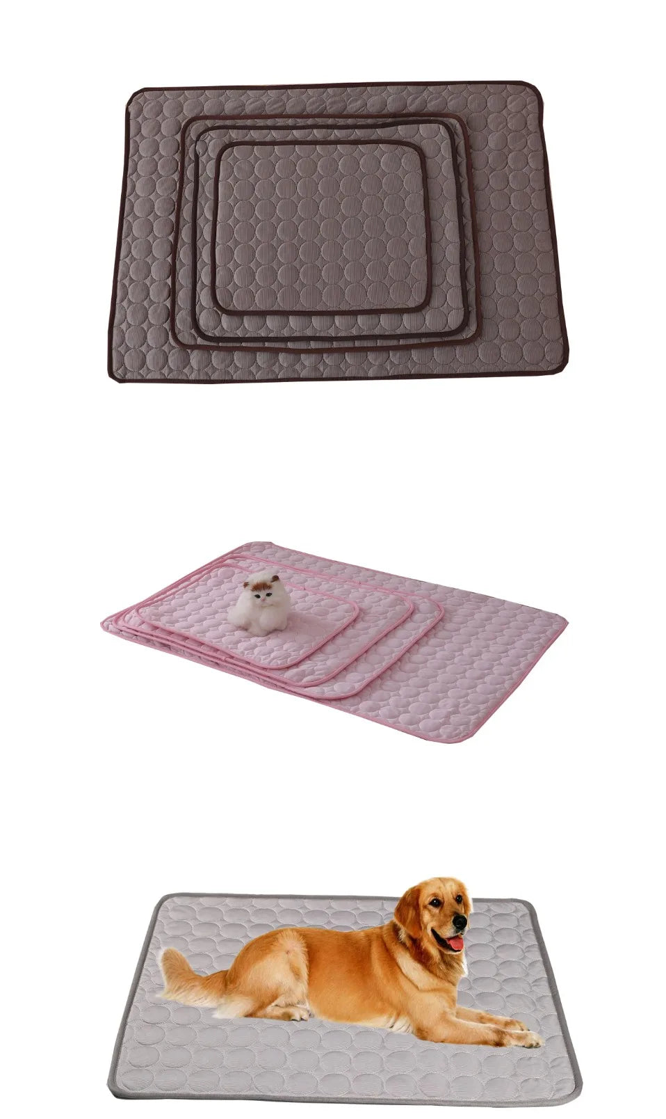 Dog Cooling Mat for Small & Large Dogs and Cats/ Self Cooling Bed