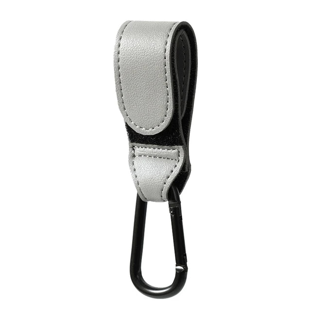 Baby Stroller Hook Universal Adjustable Strap – Heavy Duty Pram Clip for Diaper Bag, Shopping Bags & Travel Accessories