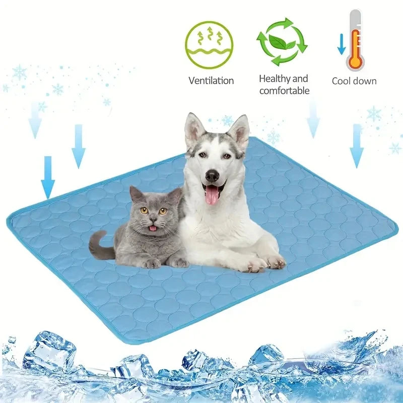 Dog Cooling Mat for Small & Large Dogs and Cats/ Self Cooling Bed