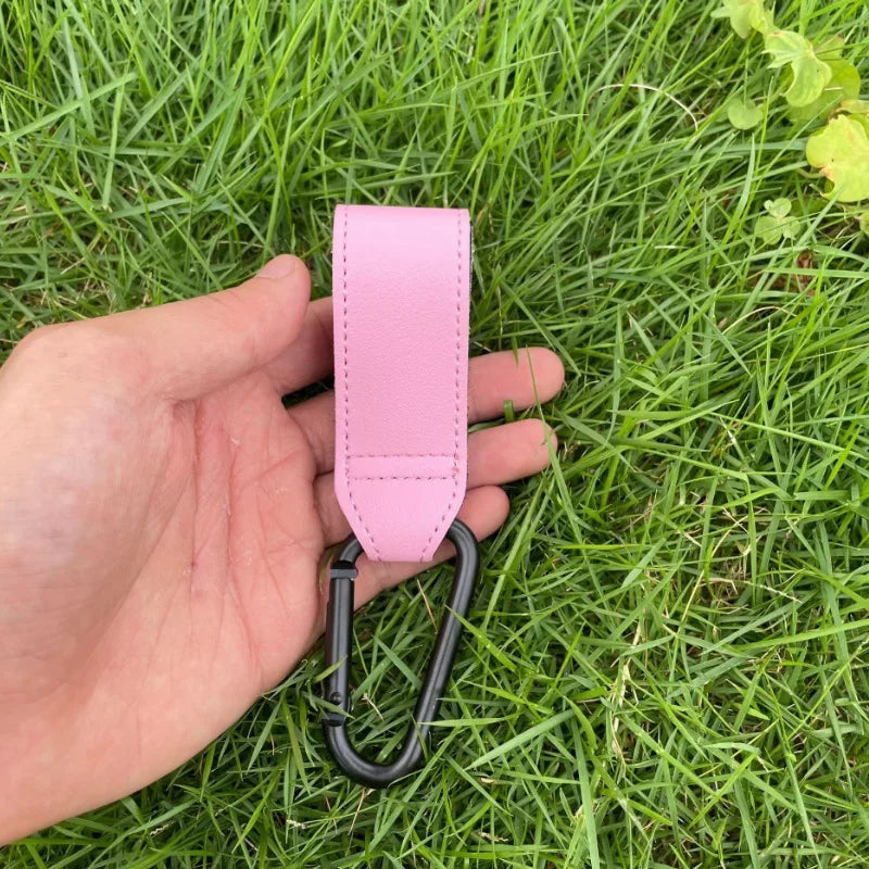 Baby Stroller Hook Universal Adjustable Strap – Heavy Duty Pram Clip for Diaper Bag, Shopping Bags & Travel Accessories