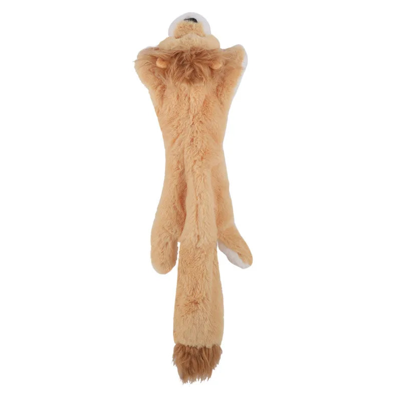 Interactive Plush  Cats and Dogs Toy-Squeaky Chew Toy for Small Dogs and Puppies