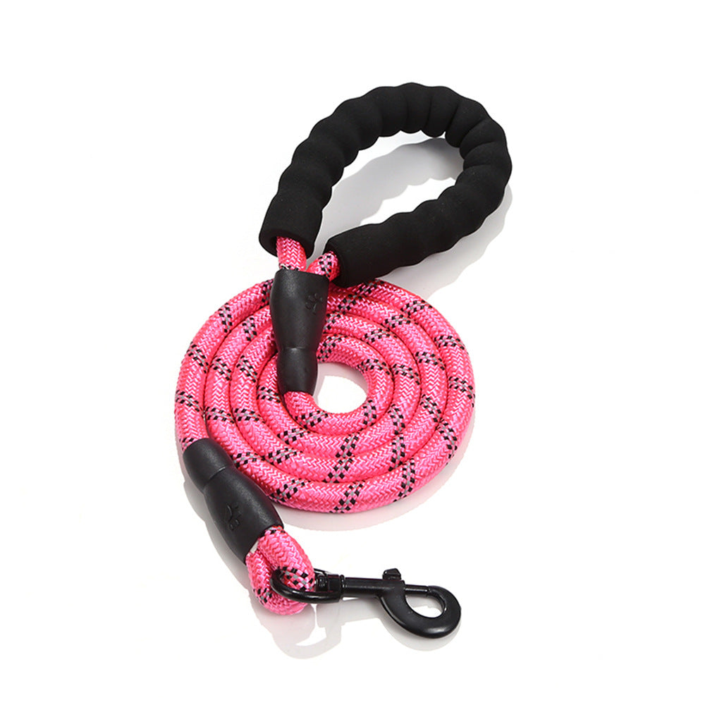 Heavy Duty Reflective Dog Leash-Strong Rope Lead for Small, Medium & Large Dogs