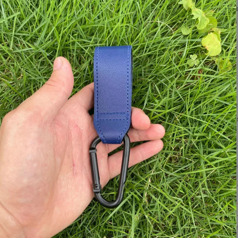 Baby Stroller Hook Universal Adjustable Strap – Heavy Duty Pram Clip for Diaper Bag, Shopping Bags & Travel Accessories