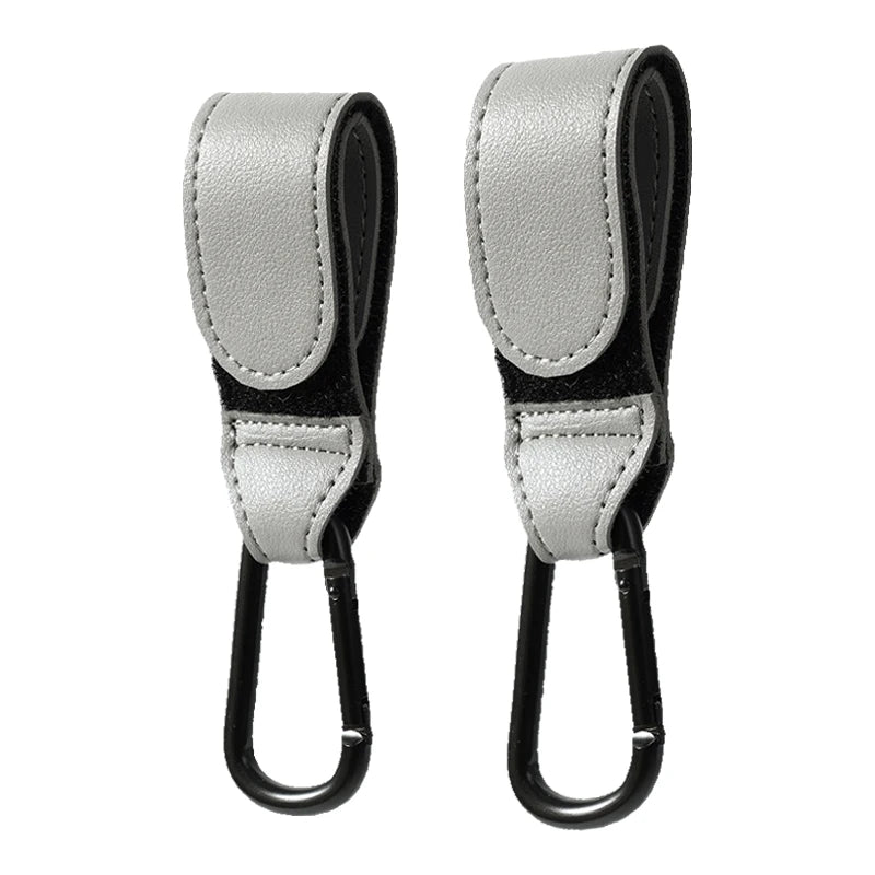 Baby Stroller Hook Universal Adjustable Strap – Heavy Duty Pram Clip for Diaper Bag, Shopping Bags & Travel Accessories