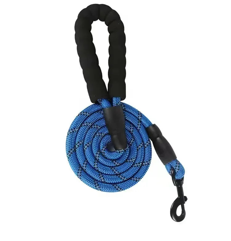 Heavy Duty Reflective Dog Leash-Strong Rope Lead for Small, Medium & Large Dogs