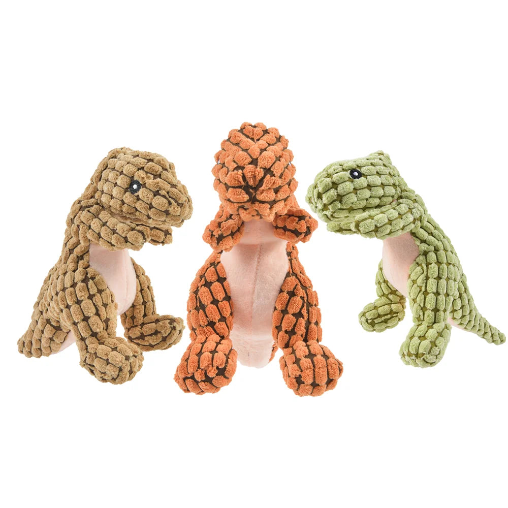 Interactive Plush  Cats and Dogs Toy-Squeaky Chew Toy for Small Dogs and Puppies