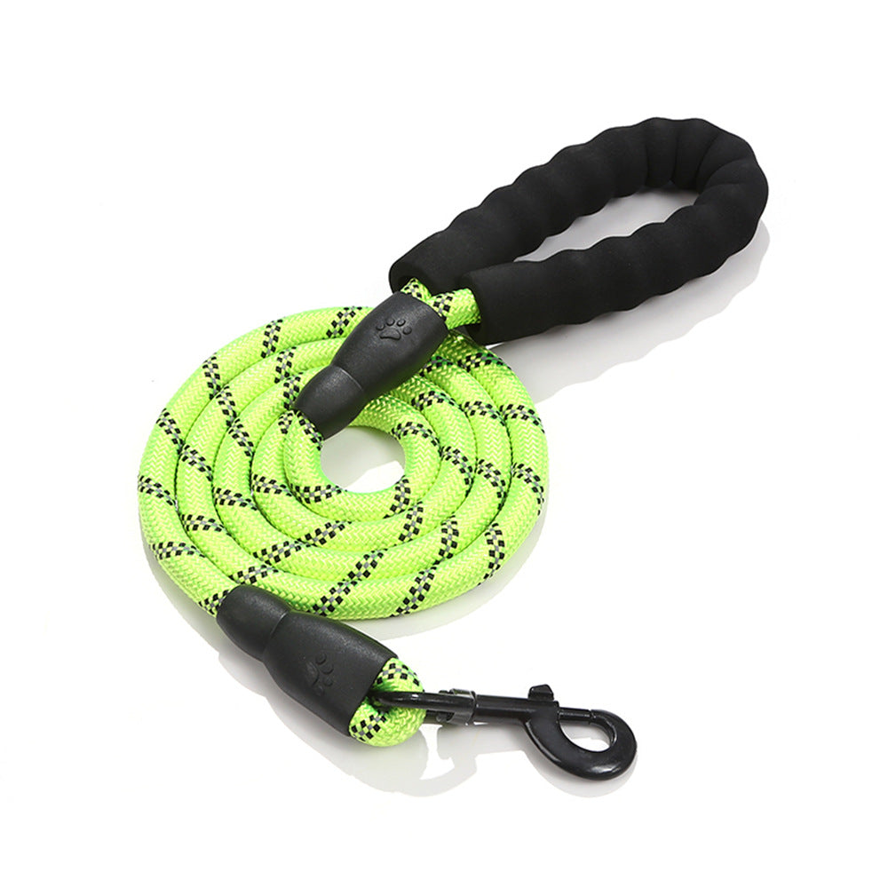 Heavy Duty Reflective Dog Leash-Strong Rope Lead for Small, Medium & Large Dogs